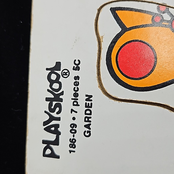 Vintage Playskool 7 piece frame puzzle - Picture 3 of 5